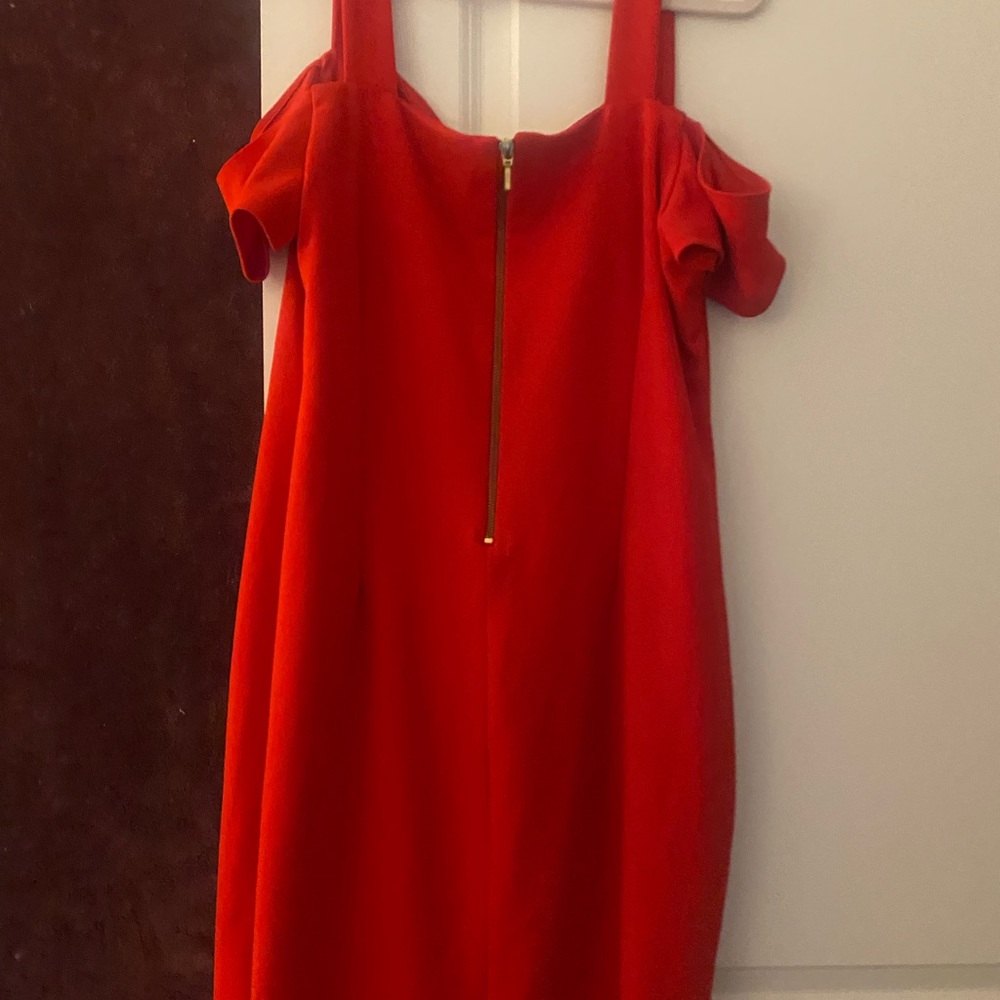 Sexy Red Dress bisou bisou off shoulder size 16 - Picture 2 of 4